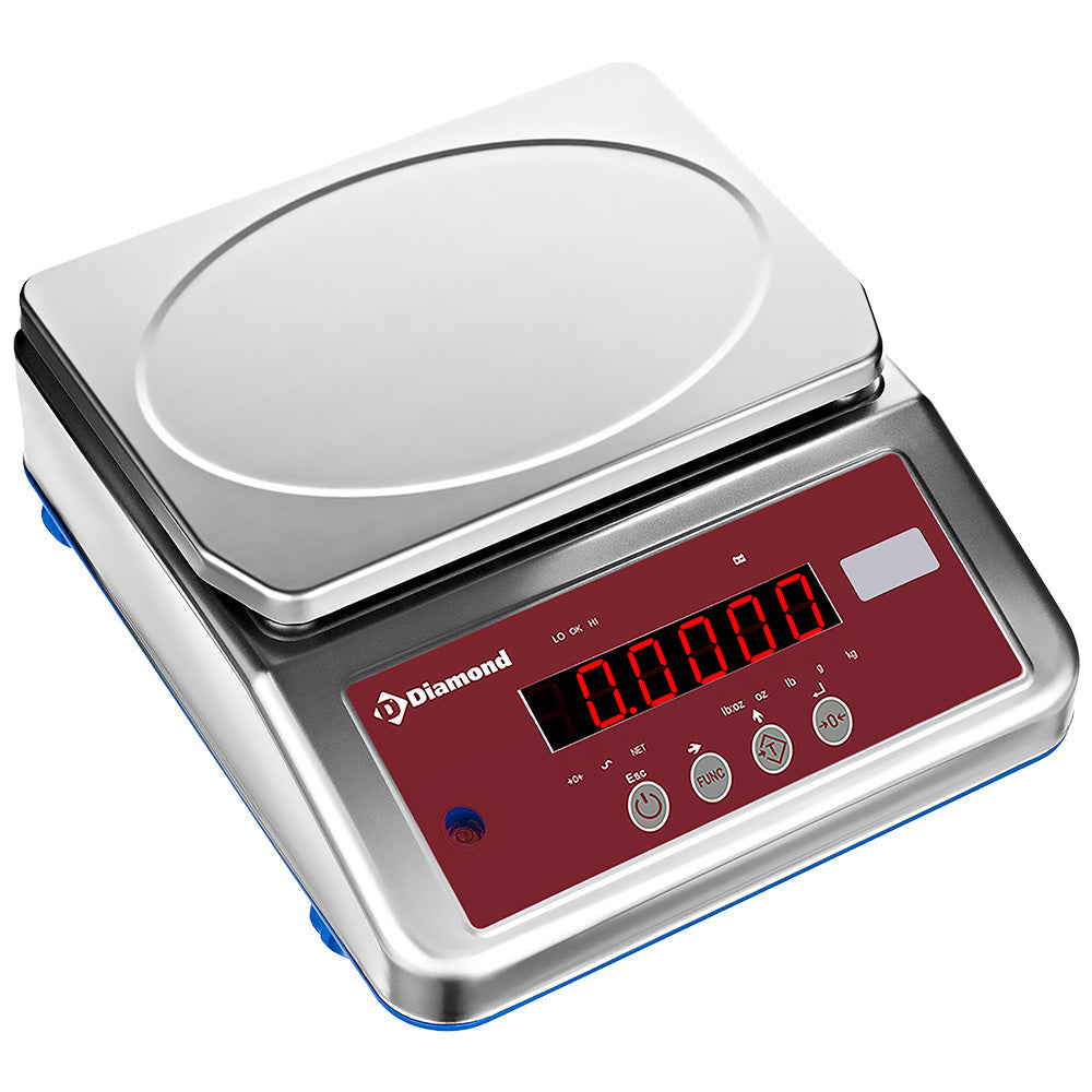 Elektronisk vægt i rustfrit stål, 4 kg x 1 g