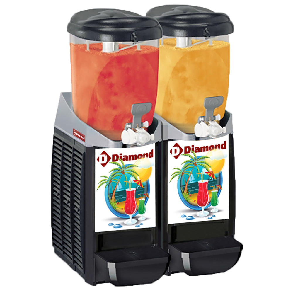 Slush Ice Maskine 2x 5,5 liter