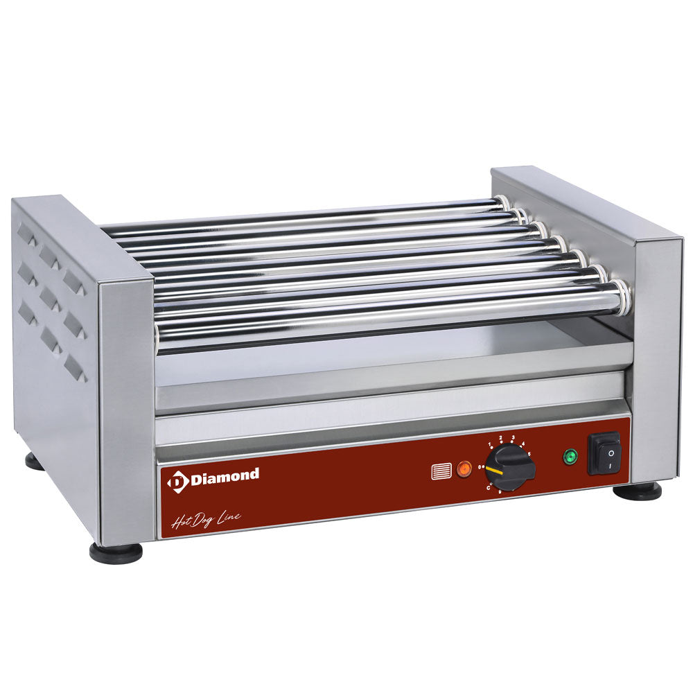 Elektrisk pølsegrill, 7 ruller