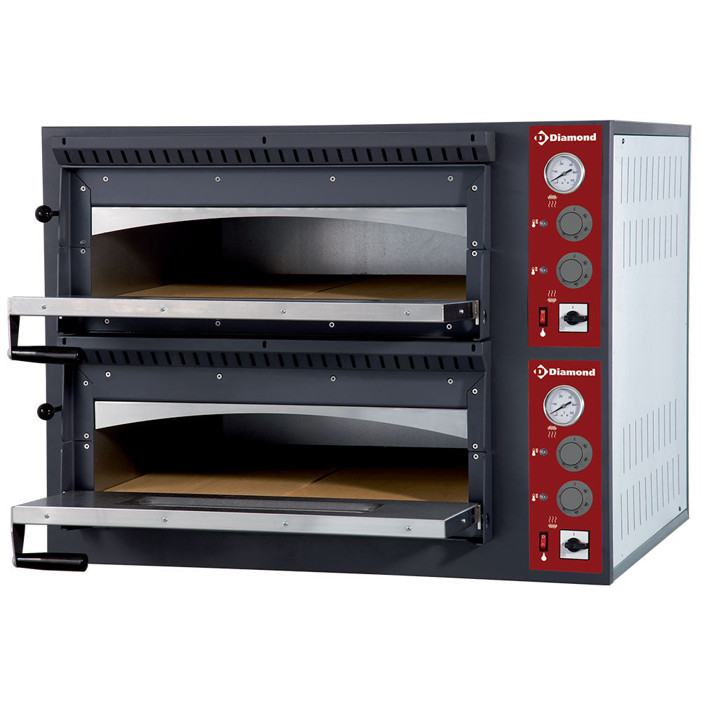 Pizzaovn 2x6 pizzaer, 2 rum