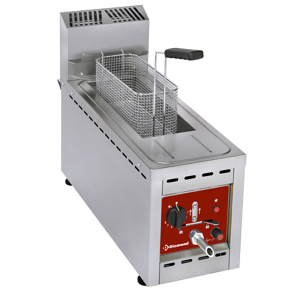 Friture, gas 1 tank 8 lit. - TOP-