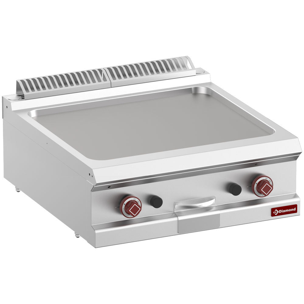 Gas stegeplade glat, modul 1/1 -Top-