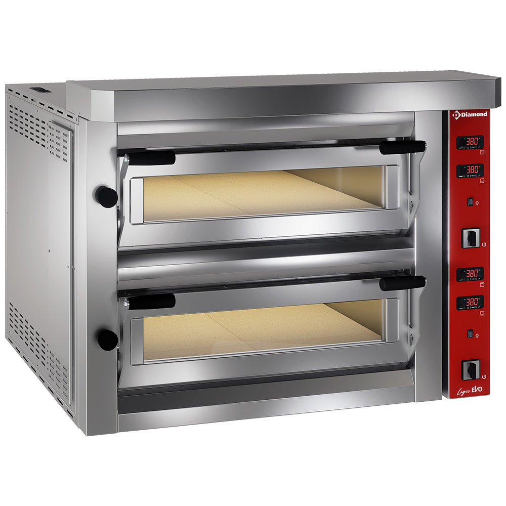 Elektrisk pizzaovn, 2x4 pizzaer