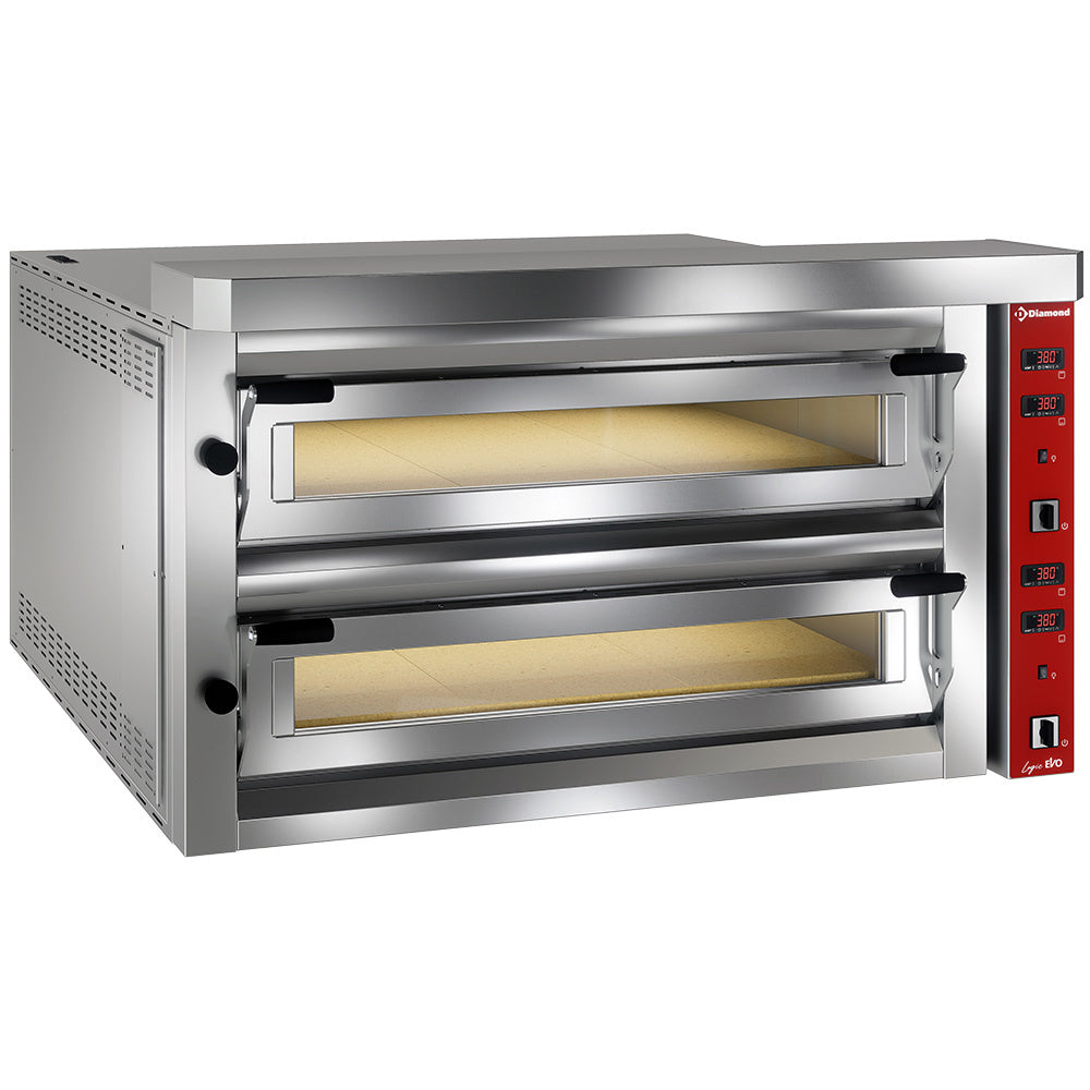 Elektrisk pizzaovn "ekstra stor", 2x9 pizzaer