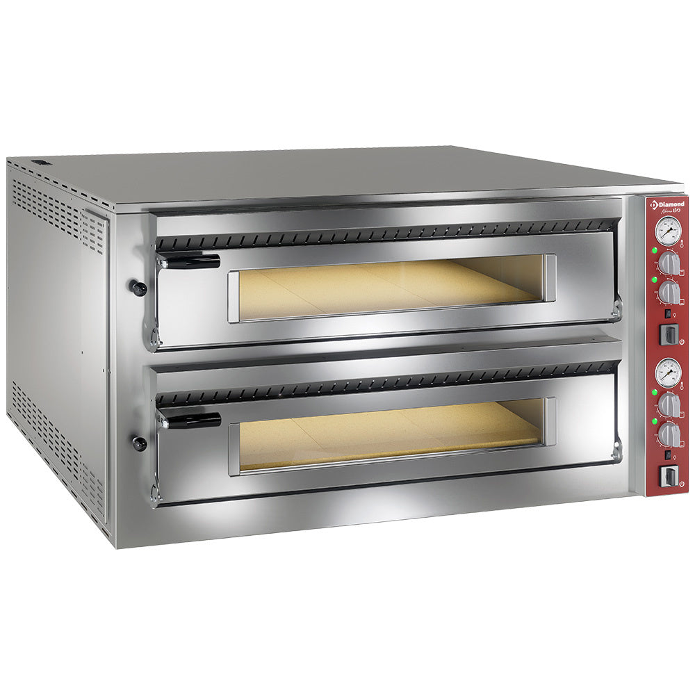 Pizzaovn "Ekstra stor" 2x9 pizzaer
