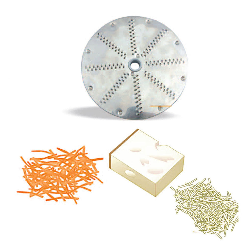 Rivejern til mozzarella/ost 4 mm
