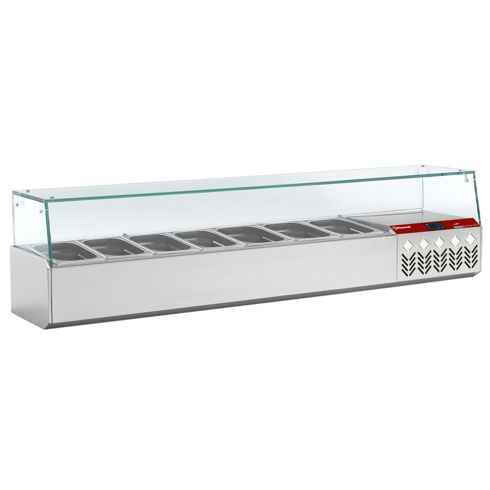 Køleopsats GN 7x 1/4 med højre glas