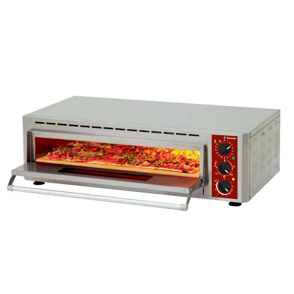 Pizzaovn, el, 1 kammer (2+3 kW), 660x430xh100 mm