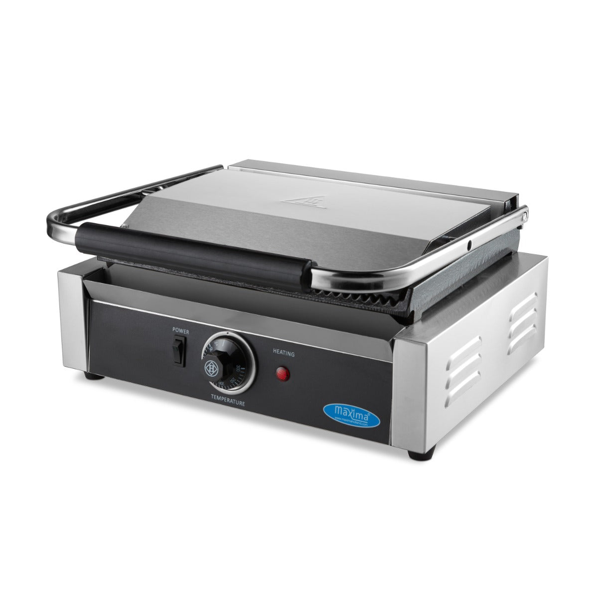 Kontaktgrill - Rillet - Enkelt Grillplade - 33,5cm (Sommertilbud)