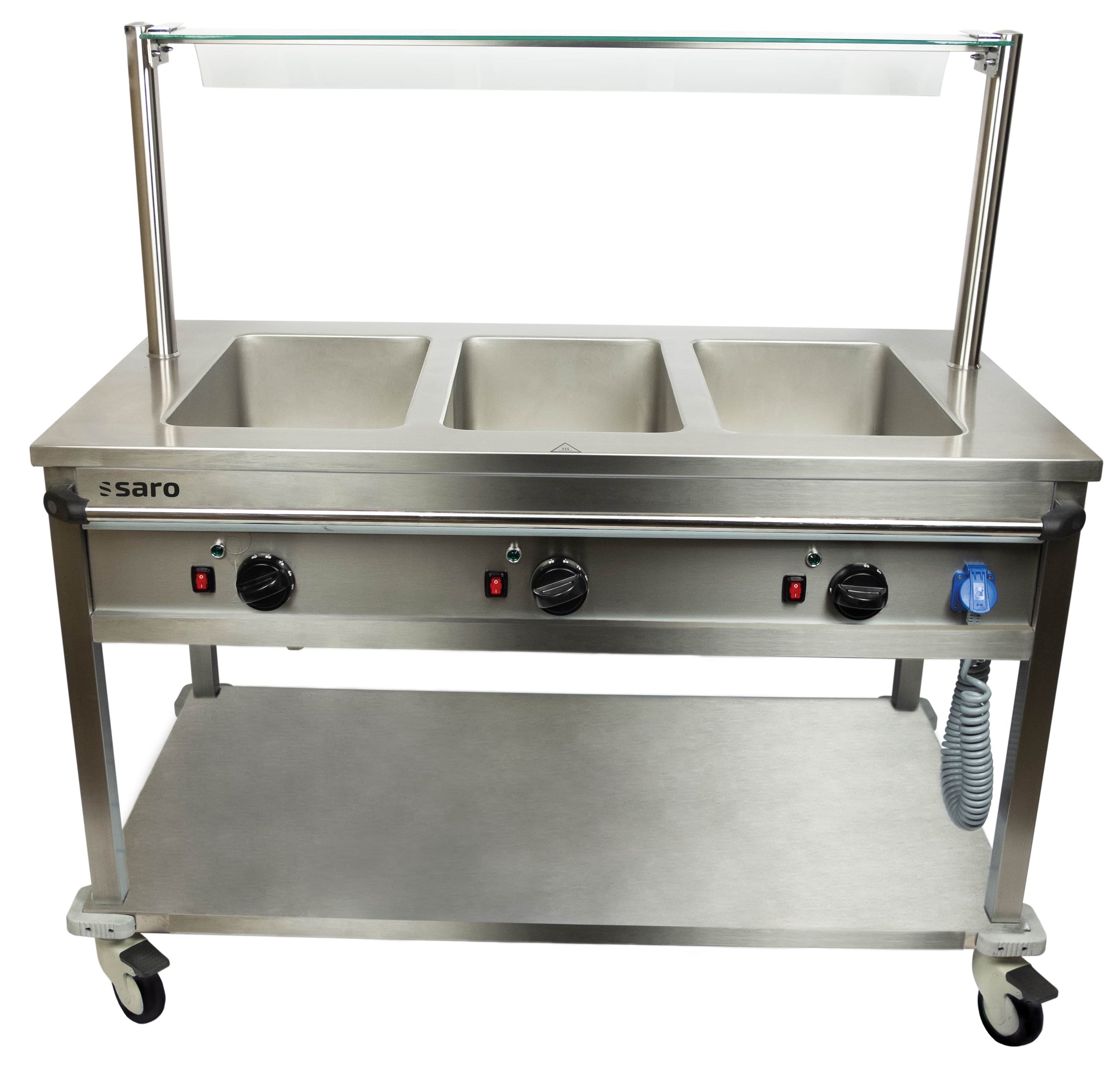 SARO Bain Marie-vogn model BTS-3