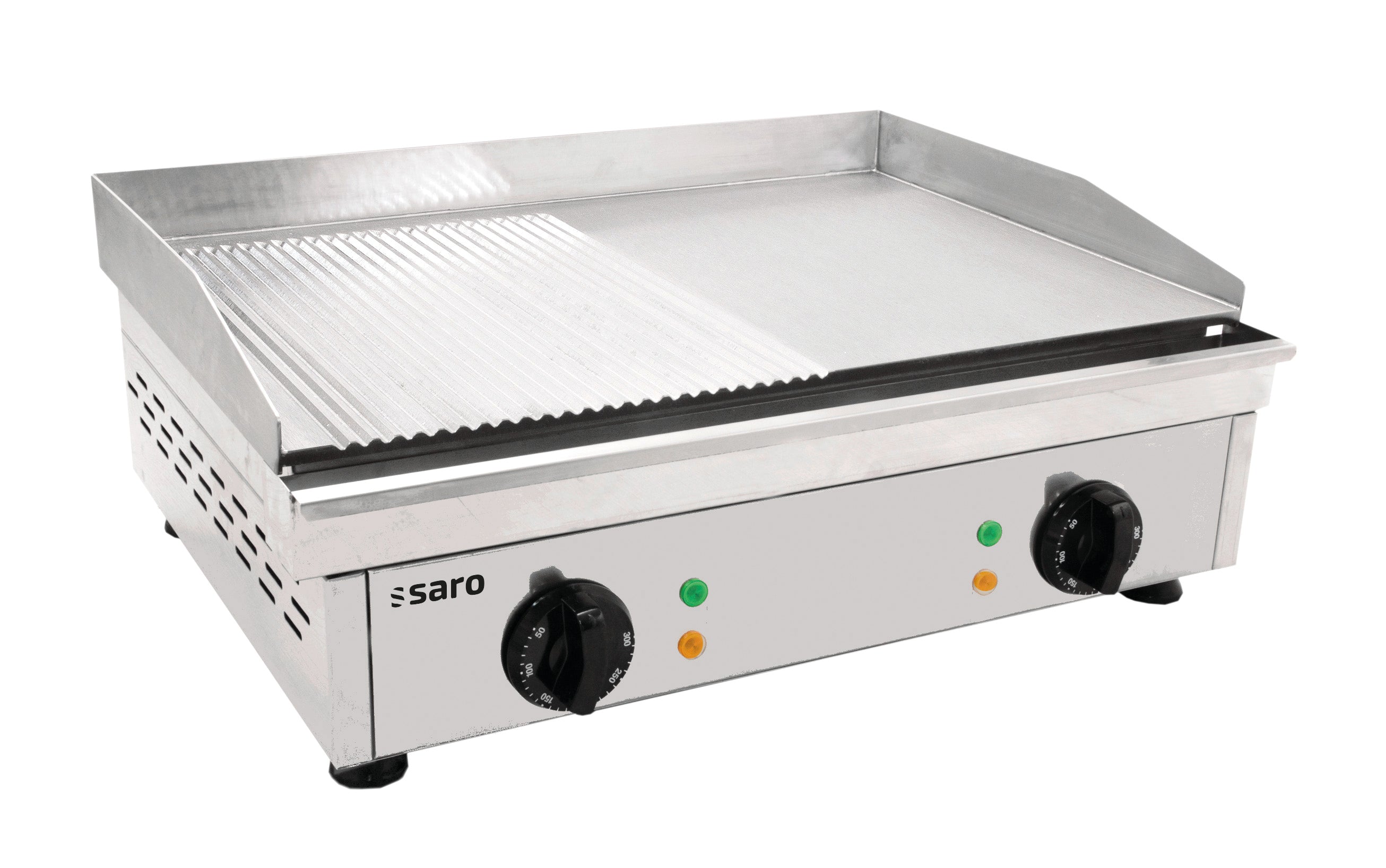 SARO Elektrisk stegepande (rillet+glat) model FRY TOP GM 610 M