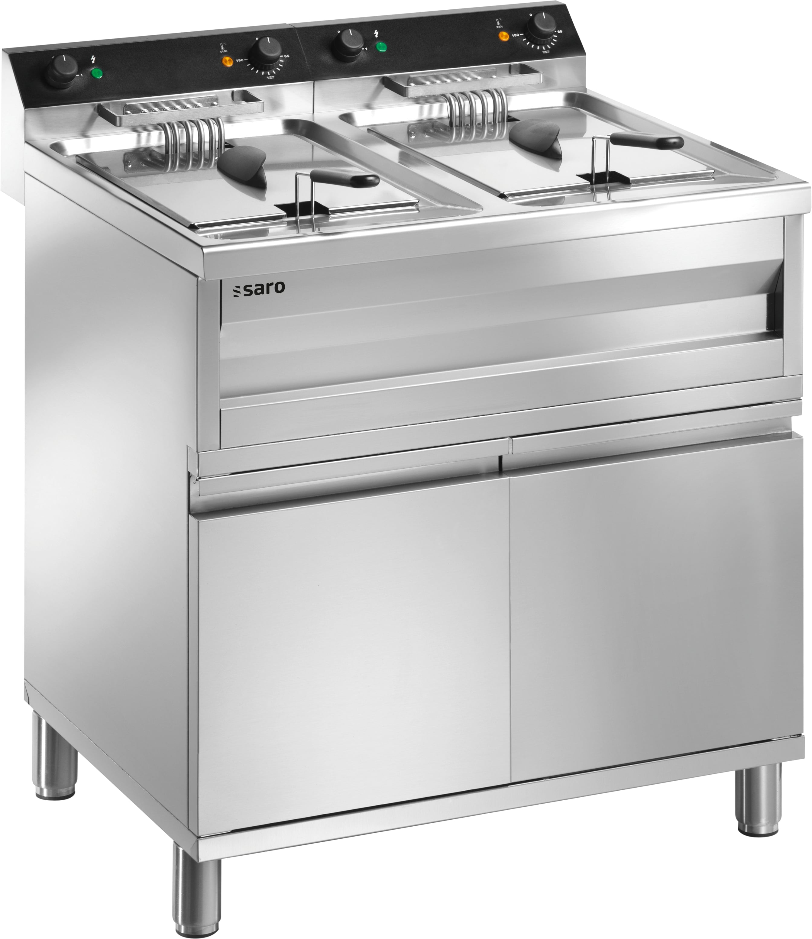 SARO Frituregryde model GASTROLINE 2 x 12 liter