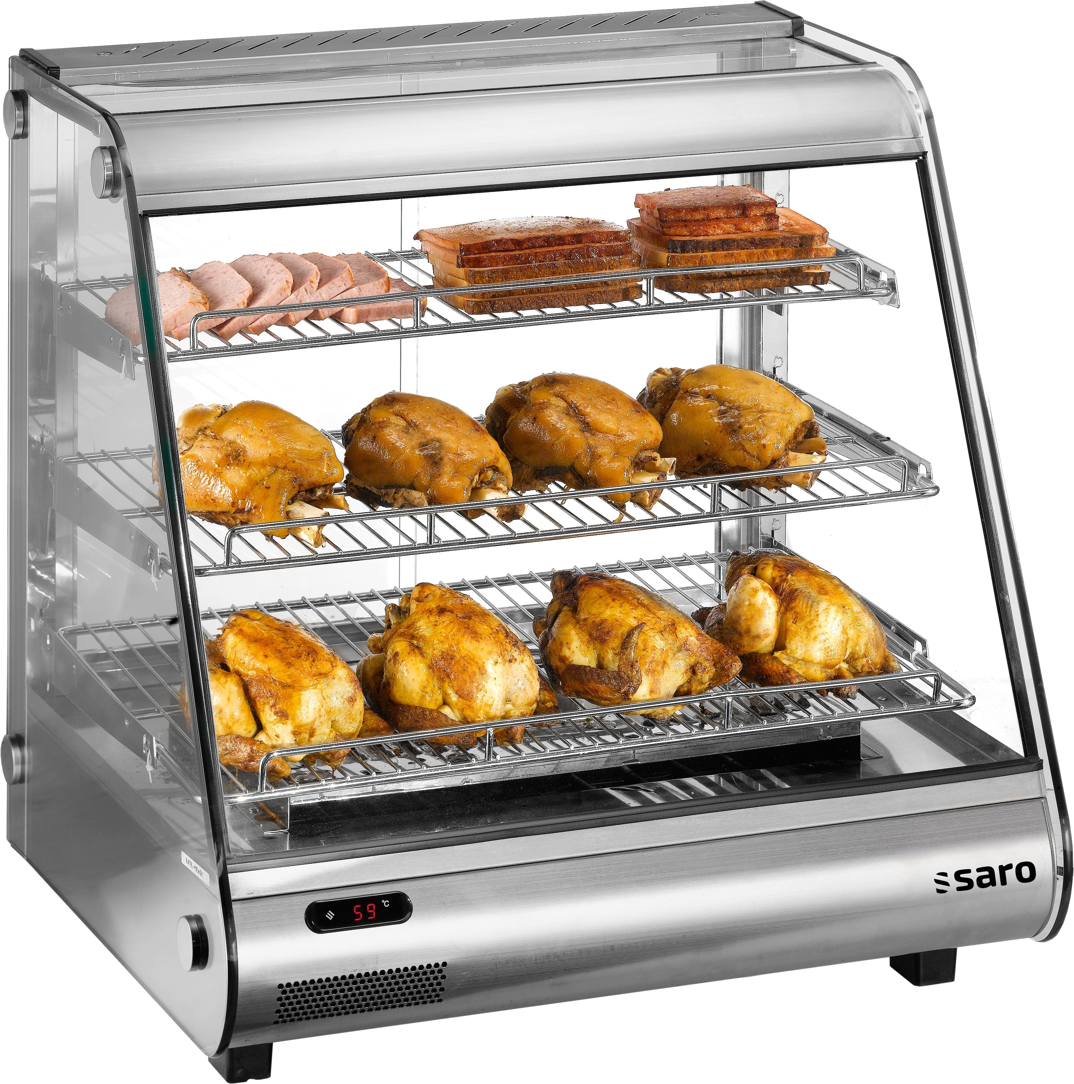 SARO Opvarmet Display model ELINE 120