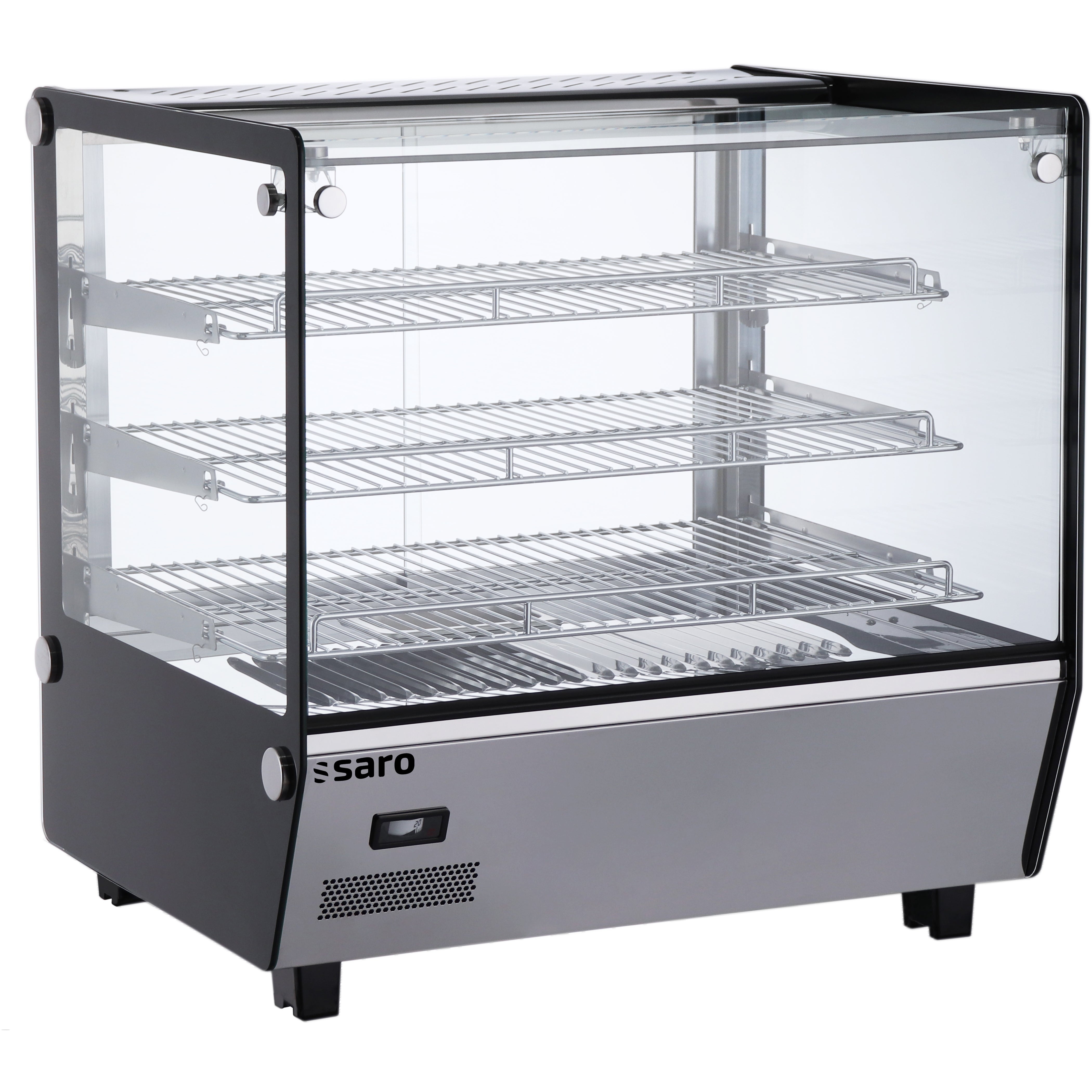 SARO Varmevitrine til bordplade, model SOFIA 120