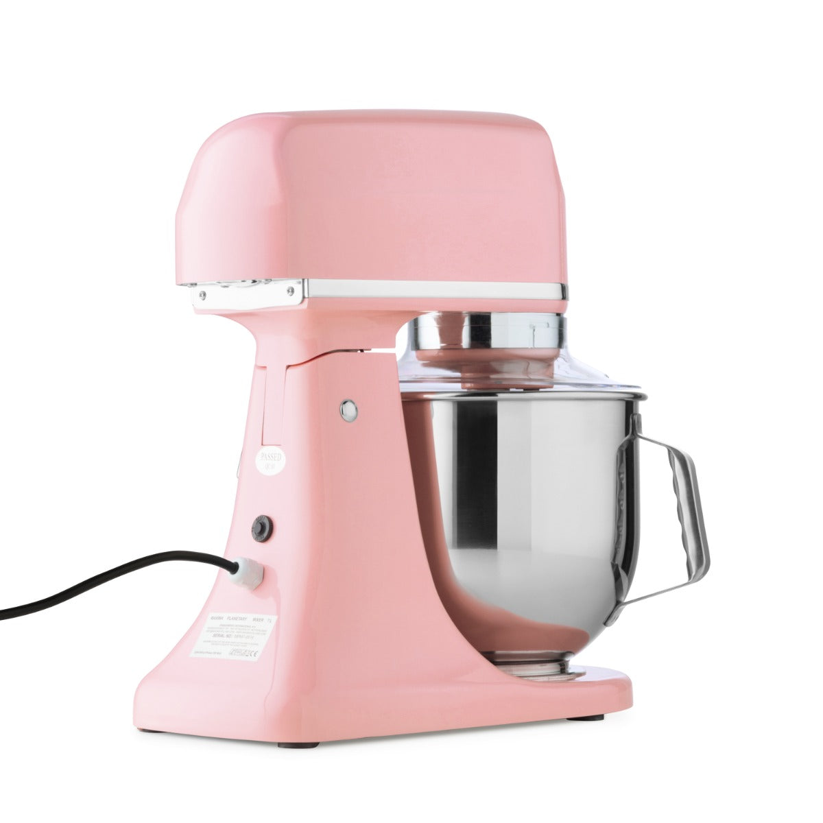 Røremaskine - 7 Liter - Op til 2 kg dej - Pink