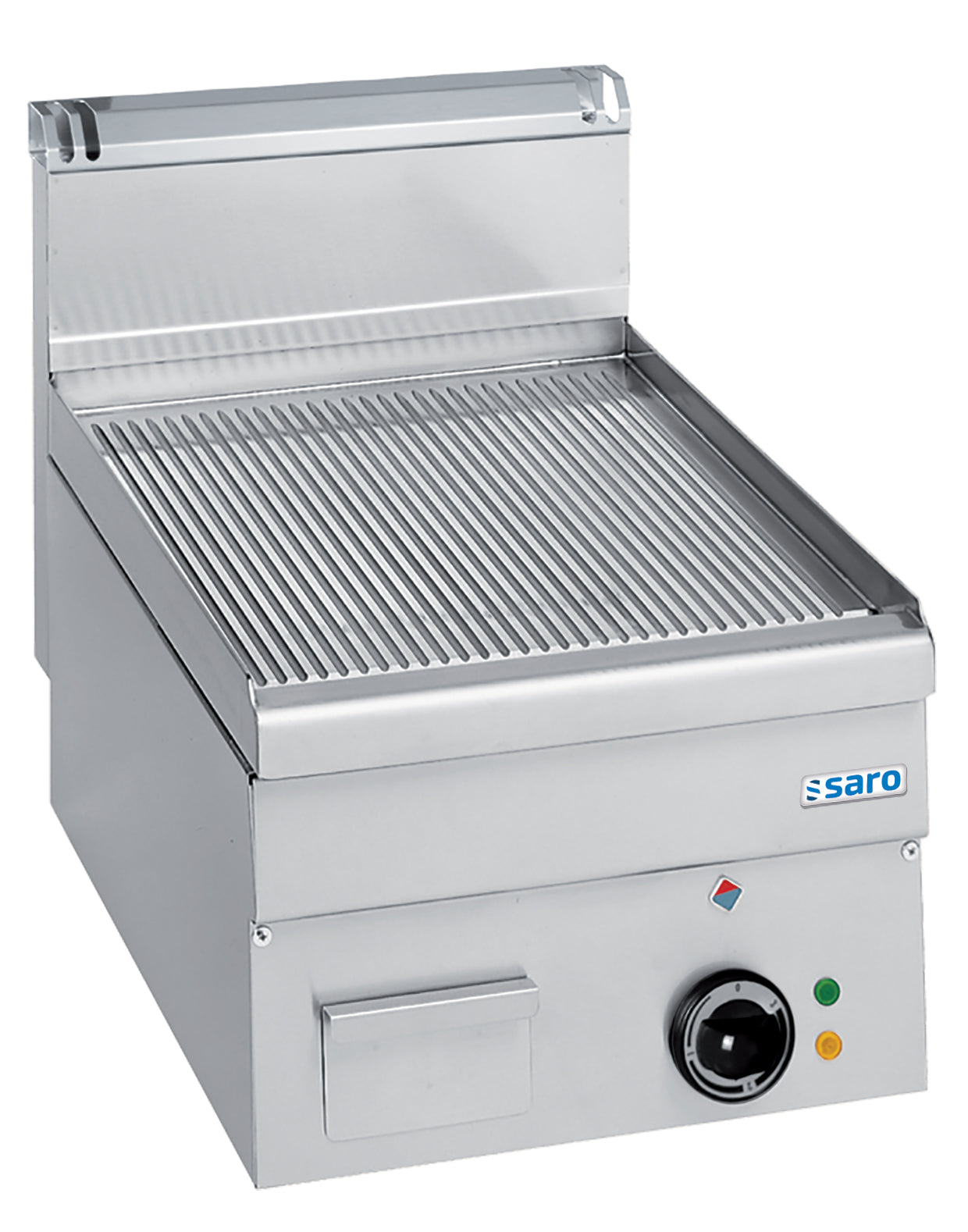 SARO Elektrisk Grillplade Ribbet Bordplade 400x600 model EFT46R
