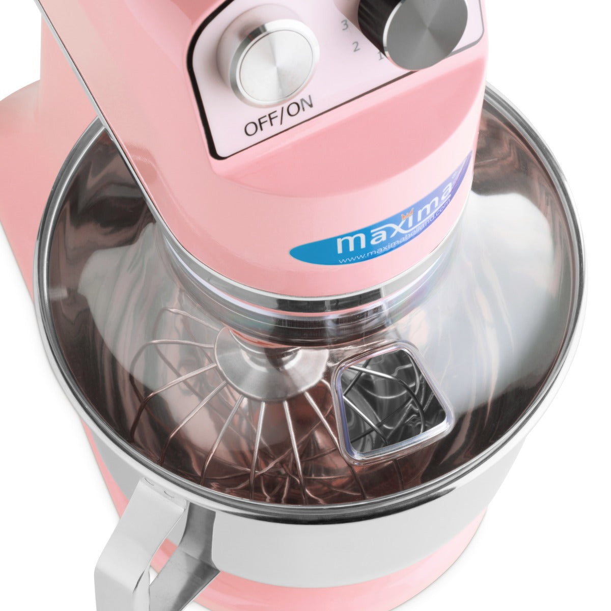 Røremaskine - 7 Liter - Op til 2 kg dej - Pink