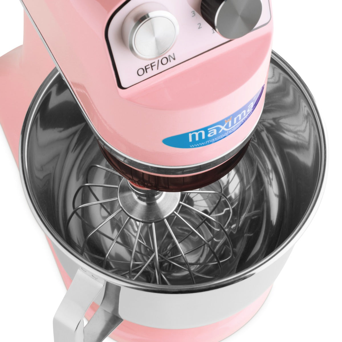 Røremaskine - 7 Liter - Op til 2 kg dej - Pink