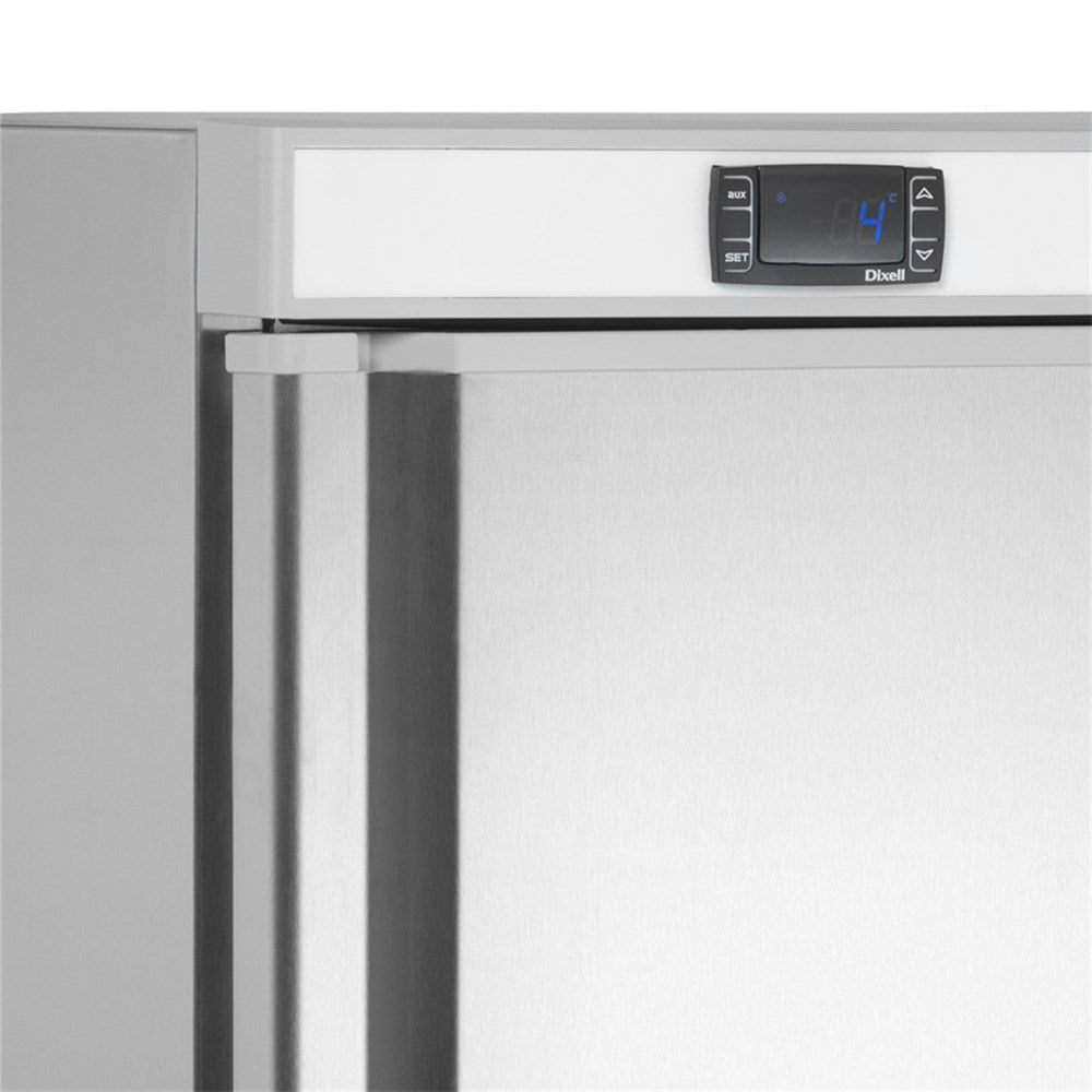 Lagerkøleskab - 350 liter - rustfrit stål - UR400X1
