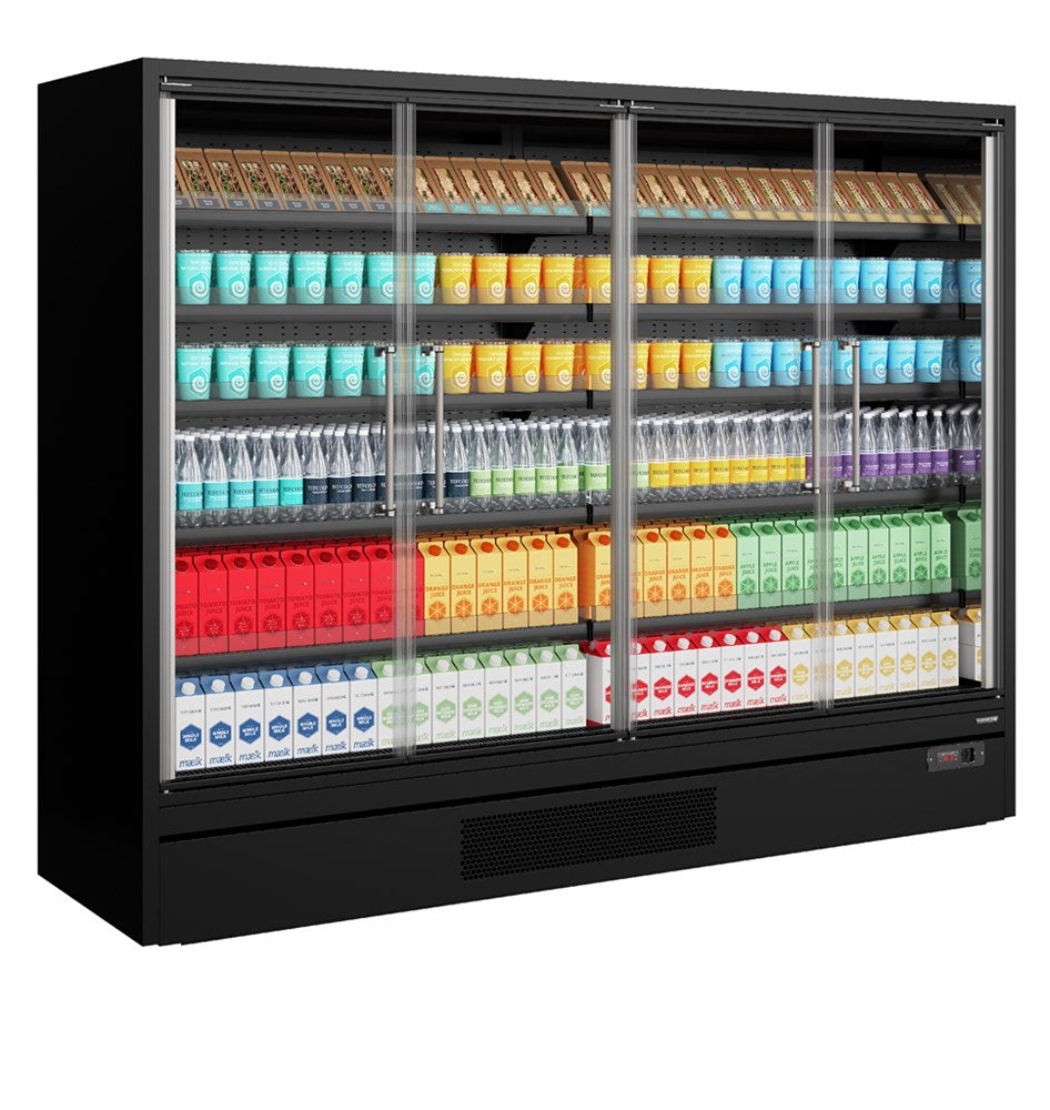 Multideck køler til supermarked Galaxy+ GP20FGD Black