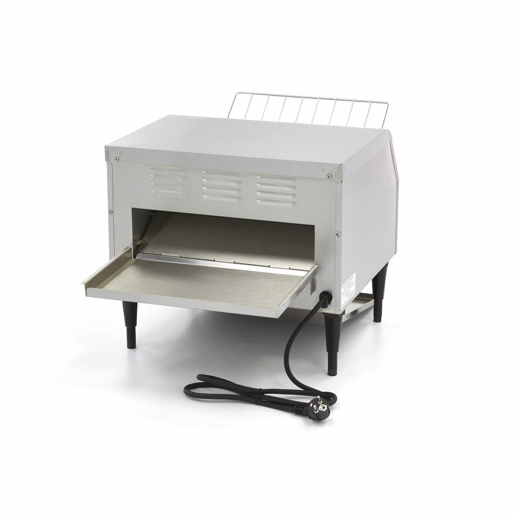 Brødrister / Conveyortoaster - 450 skiver/t - Justerbar hastighed - inkl krummebakke - på lager 4. august - forudbestil