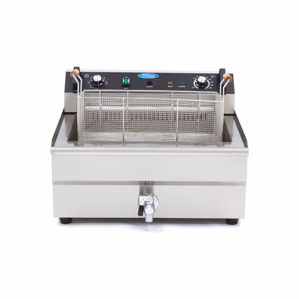 Friture - 30L - 1 kurv - med aftapningshane