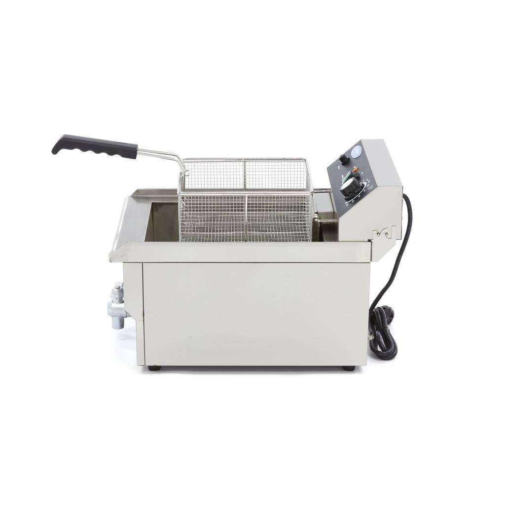 Friture - 16L - 1 kurv - med aftapningshane