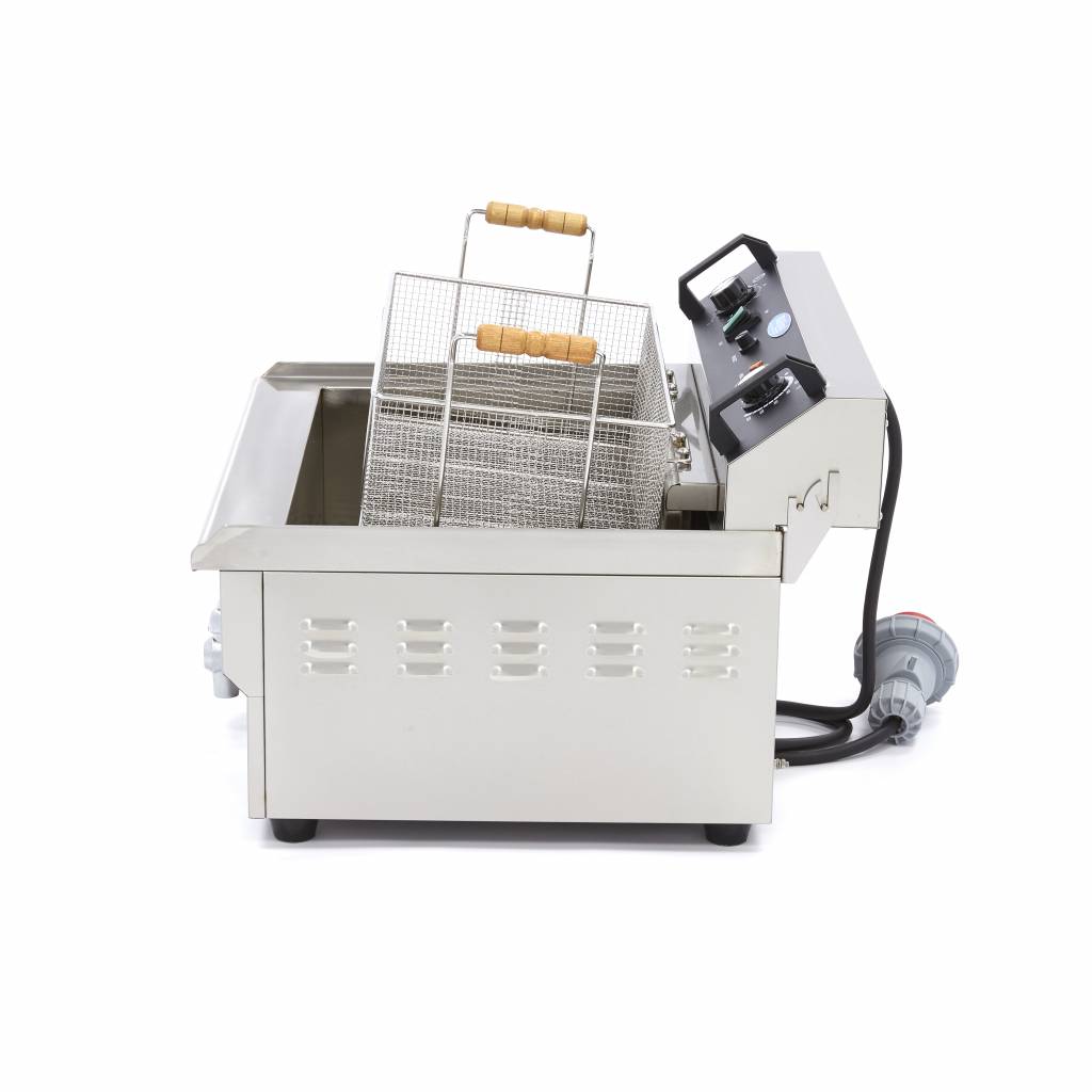 Friture - 30L - 1 kurv - med aftapningshane