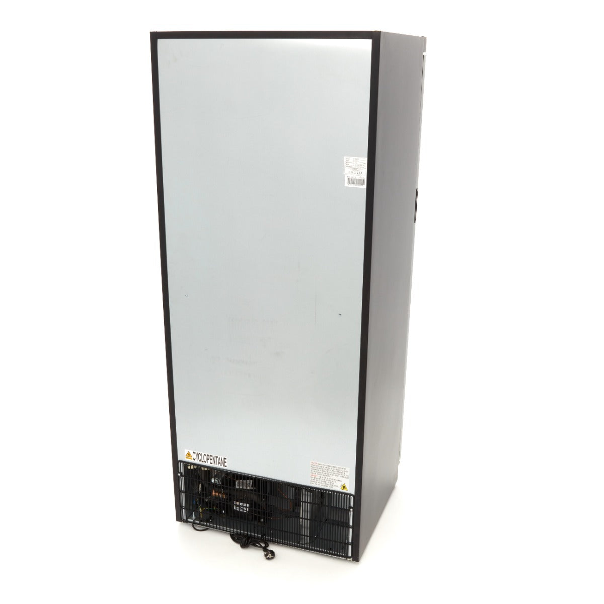 Fryser - 600L - Sort - med glasdør