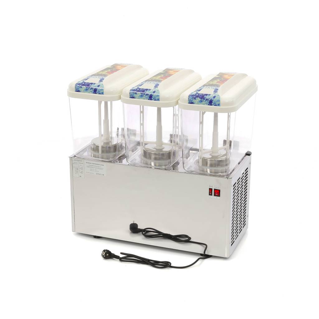 Drikkevareautomat - 3 x 18L - Elektrisk - inkl omrøringsmekanisme