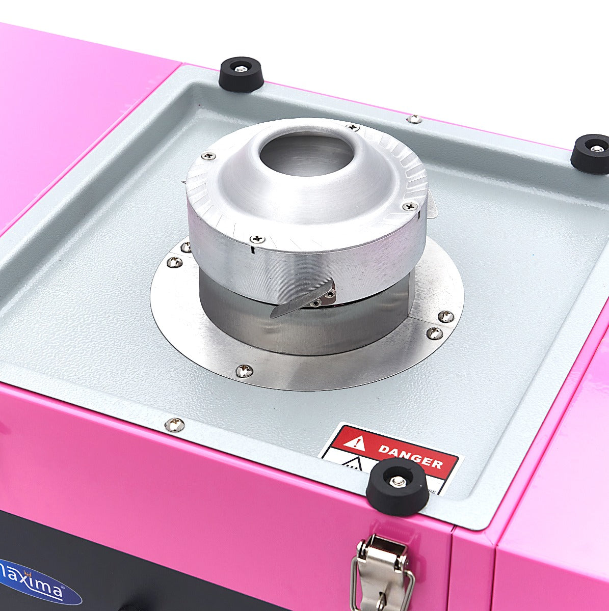 Candy Floss Machine – Ø 52cm – Pink – med vogn