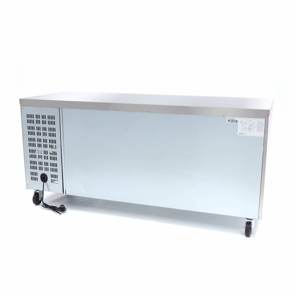 Frysebord - 465L - 180cm - 3 Dør