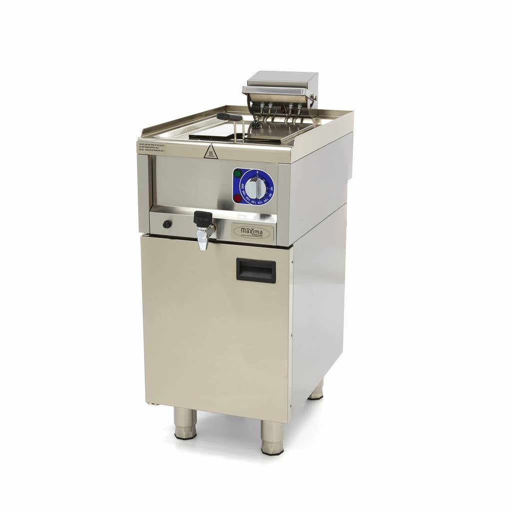 Friture - 10L - 1 kurv - med aftapningshane - 400V