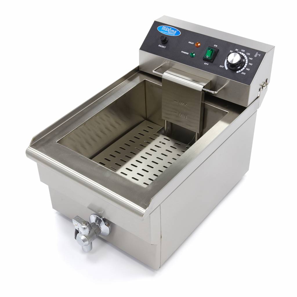 Friture - 16L - 1 kurv - med aftapningshane