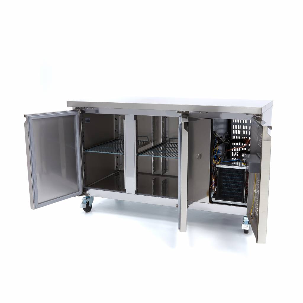 Kølebord - 314L - 136cm - 2 døre