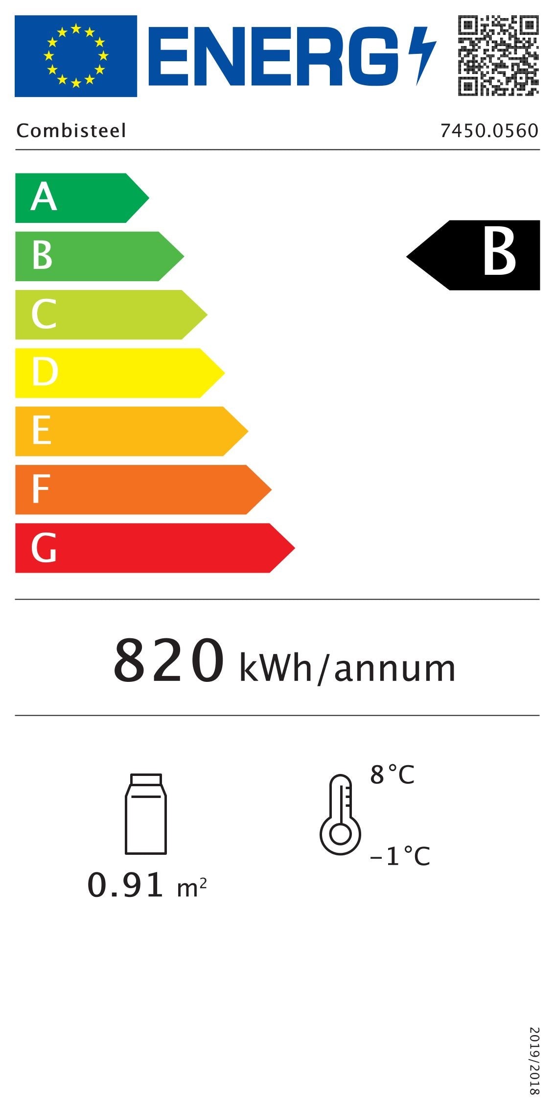 Industrikøleskab - Hvid - 570 liter