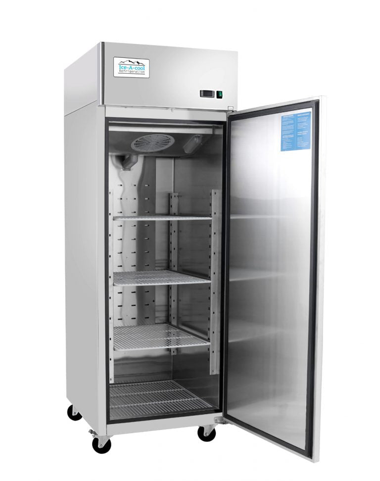 Industrifryseskab - Rustfrit stål - 455 liter netto - GN 2/1 - IAC