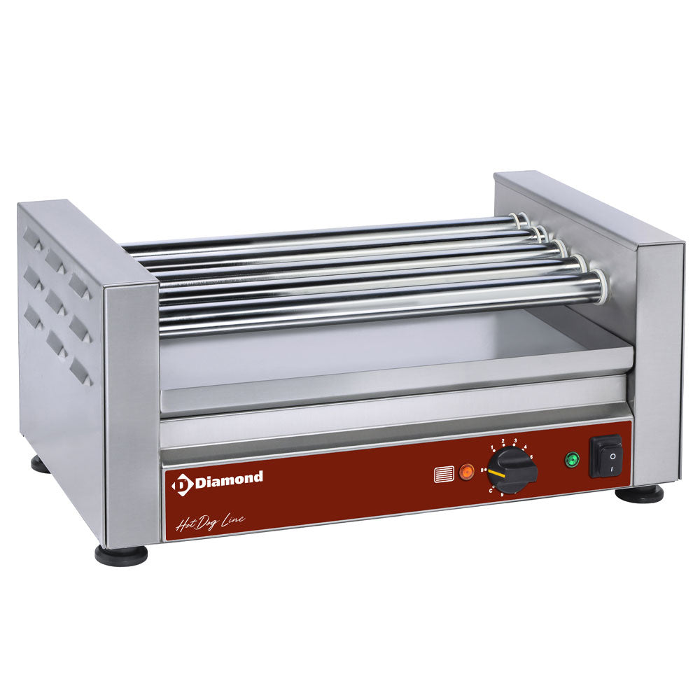 Elektrisk pølsegrill, 5 ruller