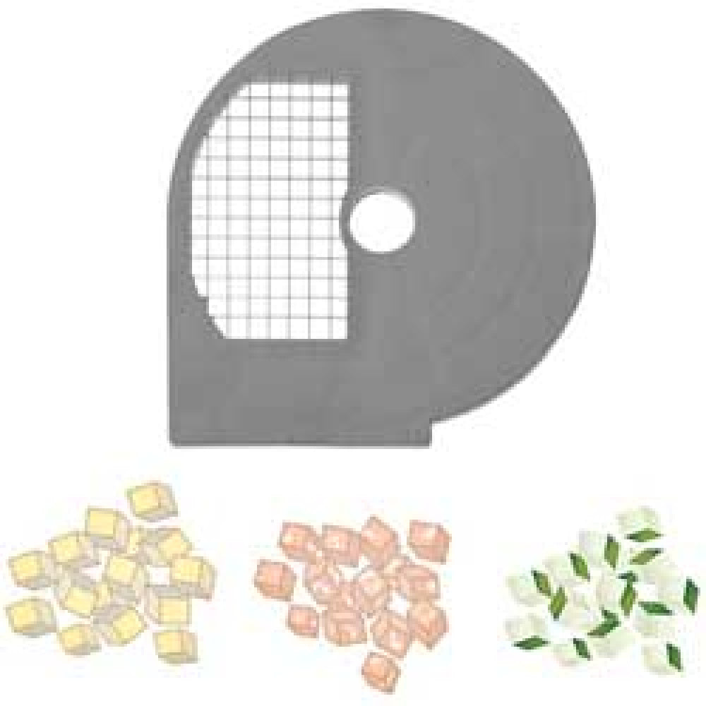 Gitter til terninger/blandede grøntsager 10 mm