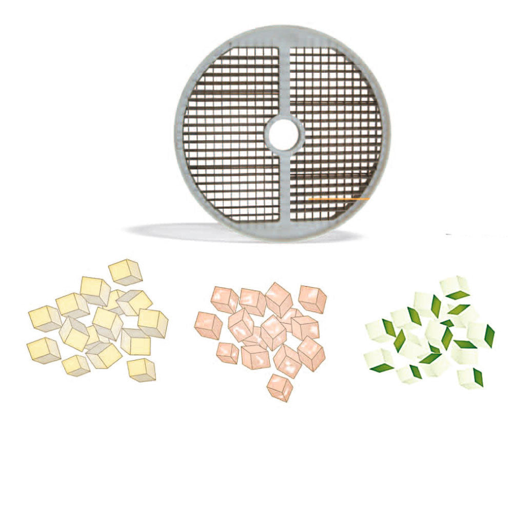Gitter til terninger/blandede grøntsager 10 mm