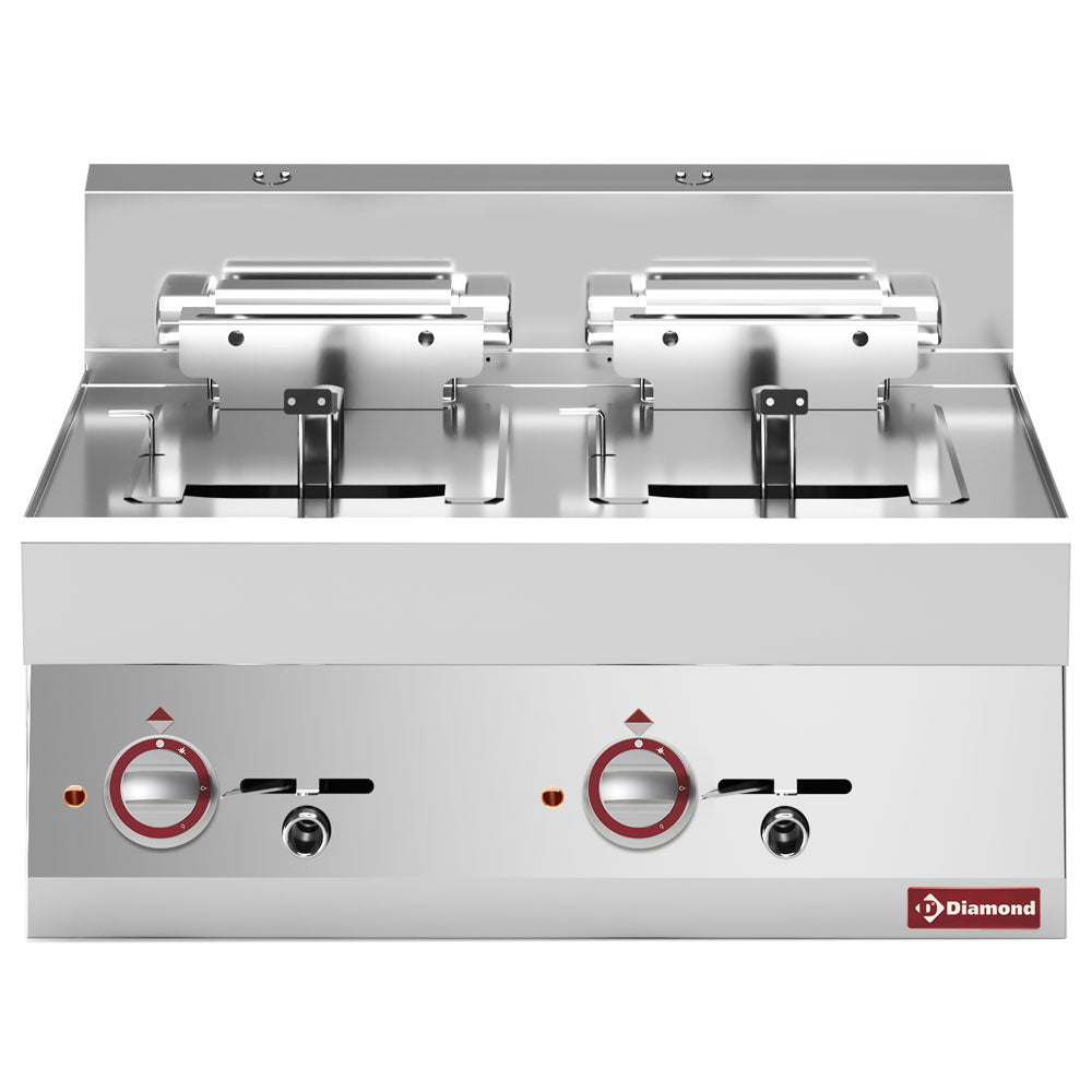 Elektrisk frituregryde 2 kummer 10 liter - Top-