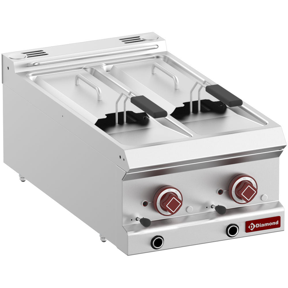 Elektrisk frituregryde 2 tanke 7 liter -Top-