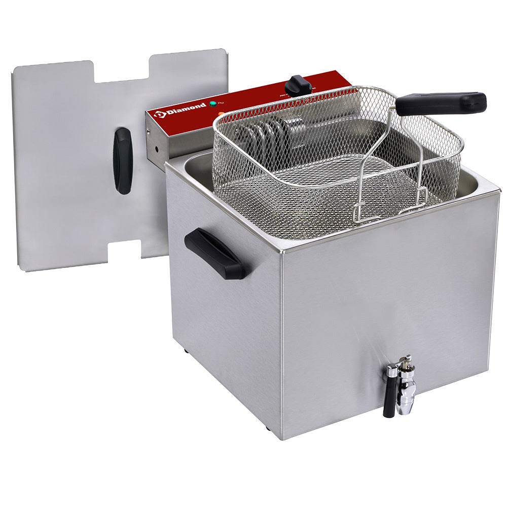 Friture - el - 12 liter + hane
