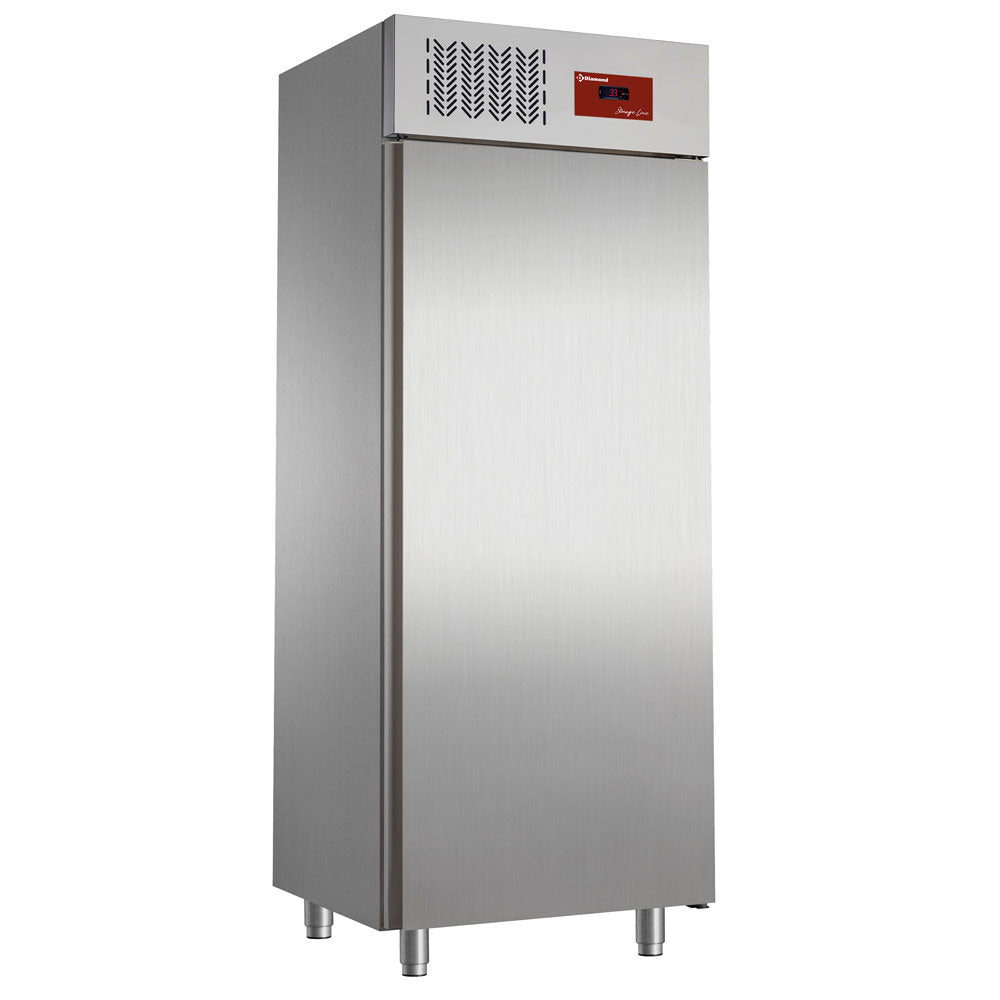 Køleskab 20x EN 600x400, ventileret (500 liter) - Rustfrit stål