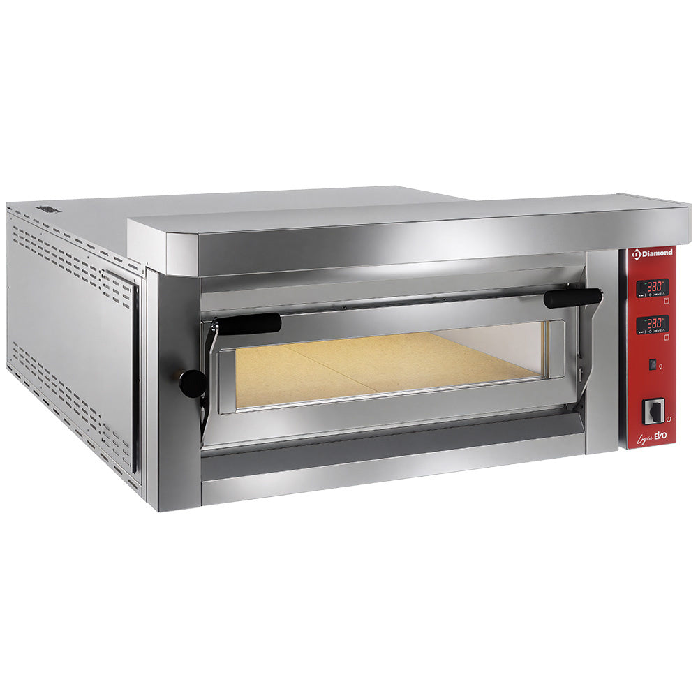 Elektrisk pizzaovn, 6 pizzaer 350 mm - FULDSTÆNDIG STENUTVAND