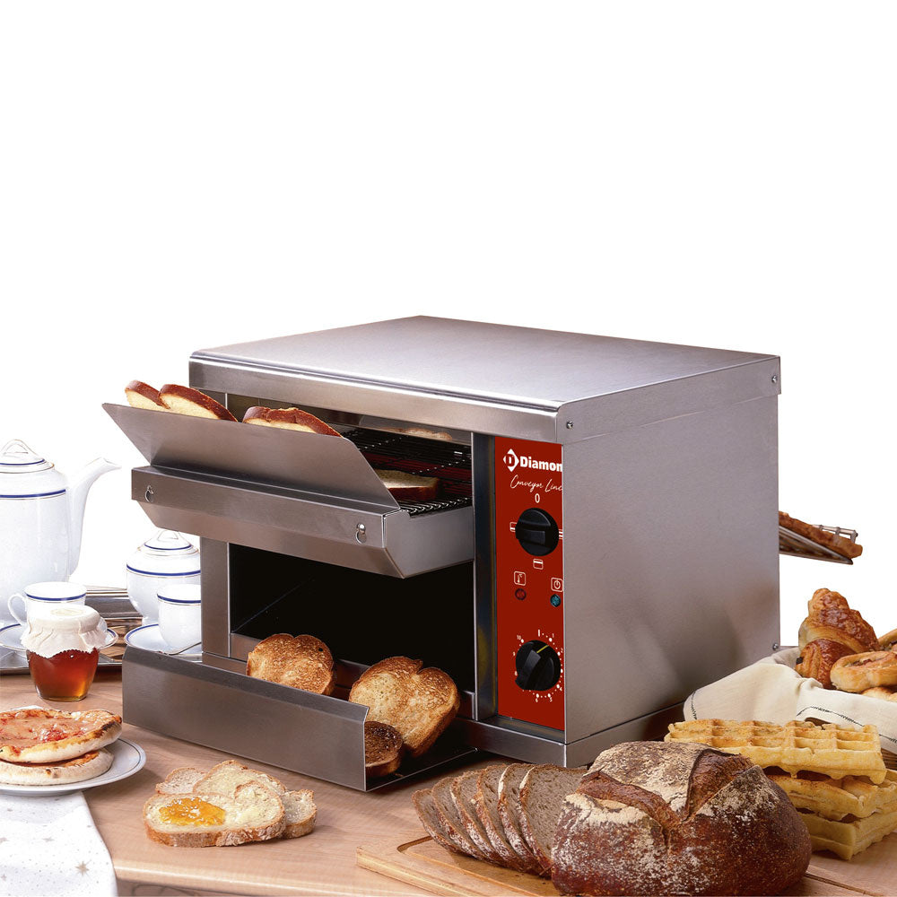 Automatisk brødrister, 540 ristede brød/time