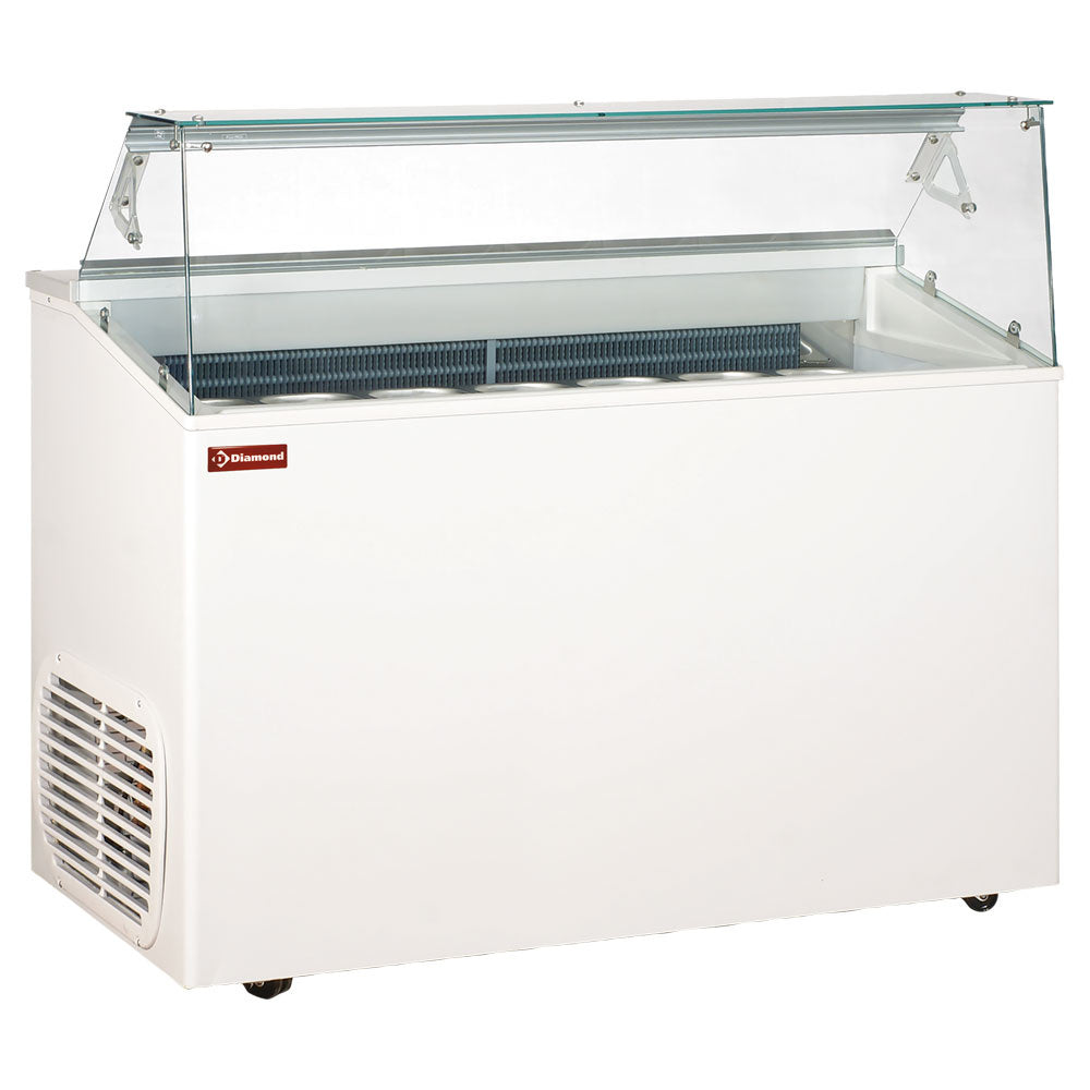 Isdisplay, 7 beholdere (5 liter)