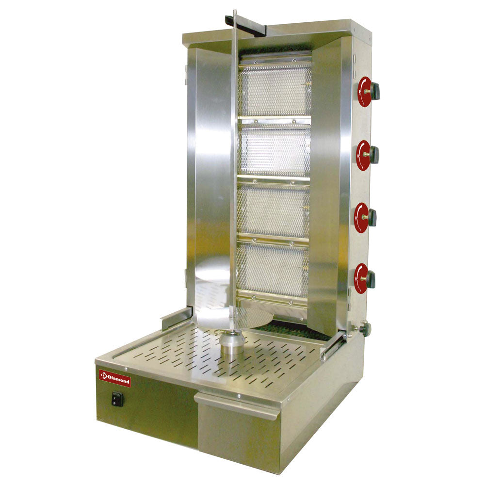 Kebabgrill, gas 55 kg