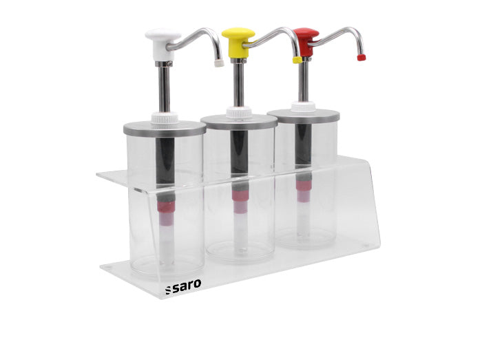 SARO Dispenser model PLX-R-BK-1650 ml