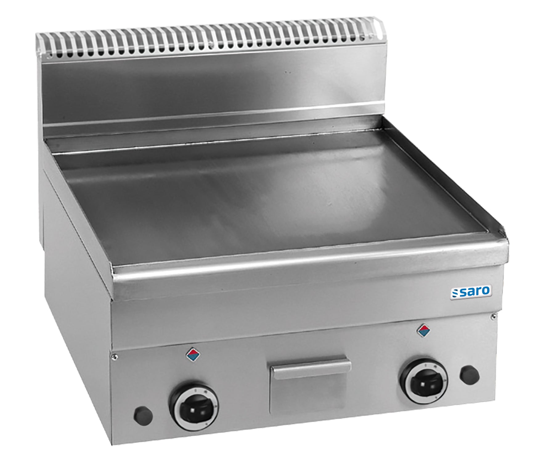 SARO Gasgrillplade Glat bordplade 600x600 model GFT66L
